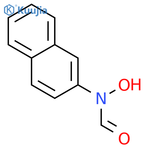N-hydroxy-N-naphthalen-2-ylformamide structure