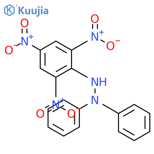 1,1-diphenyl-2-(2,4,6-trinitrophenyl)hydrazine structure