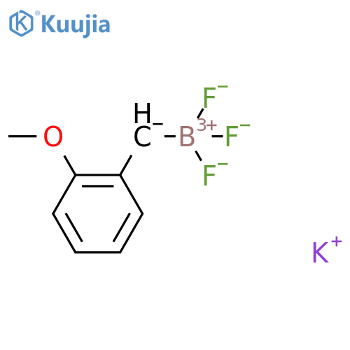 potassium trifluoro(2-methoxybenzyl)borate structure
