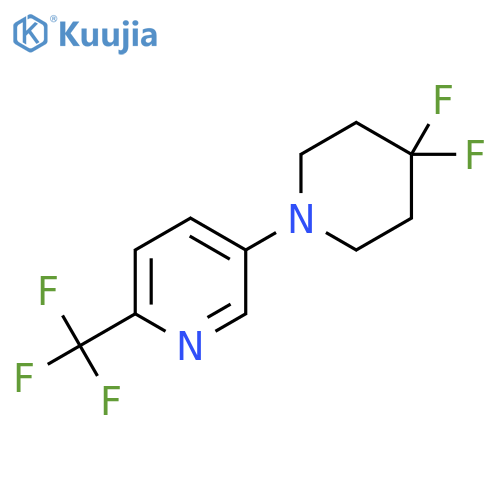 5-(4,4-Difluoropiperidin-1-yl)-2-(trifluoromethyl)pyridine structure