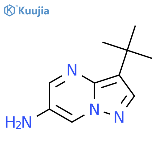 3-Tert-Butylpyrazolo[1,5-a]pyrimidin-6-amine structure
