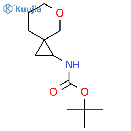 Tert-Butyl N-{5-oxaspiro[2.5]octan-1-yl}carbamate structure