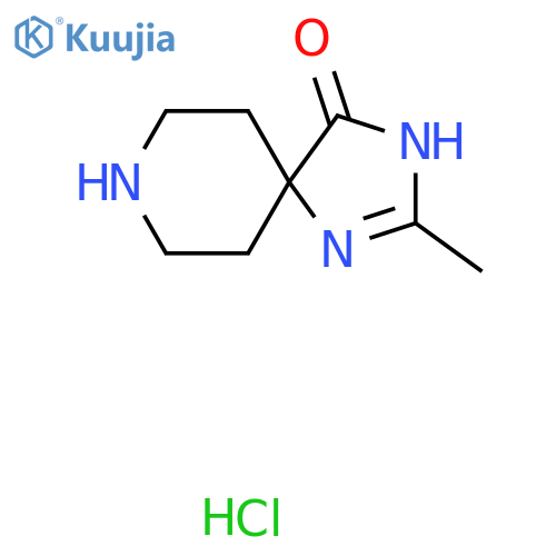 2-Methyl-1,3,8-triazaspiro[4.5]dec-1-en-4-one hydrochloride structure