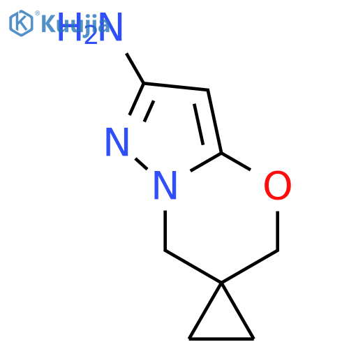 Spiro[5,7-dihydropyrazolo[5,1-b][1,3]oxazine-6,1'-cyclopropane]-2-amine structure