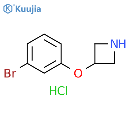 2-(3-Azetidinyloxy)-6-bromopyridine hydrochloride structure