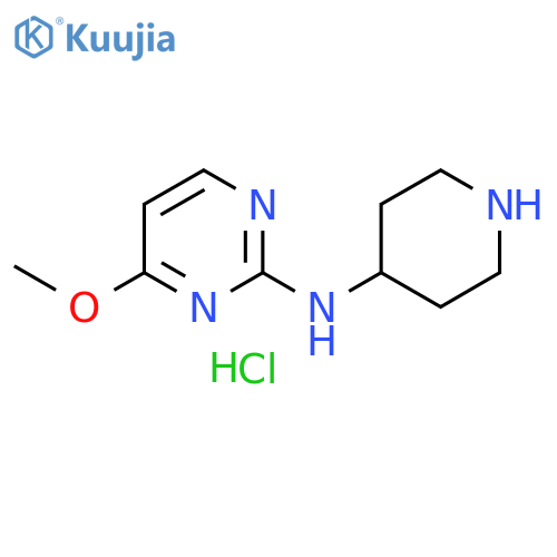 4-Methoxy-N-(piperidin-4-yl)pyrimidin-2-amine dihydrochloride structure