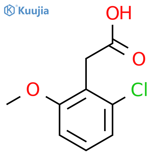 2-(2-Chloro-6-methoxyphenyl)acetic acid structure