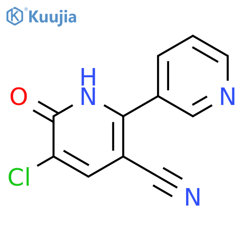 5-Chloro-6-oxo-1,6-dihydro-[2,3]bipyridinyl-3-carbonitrile structure