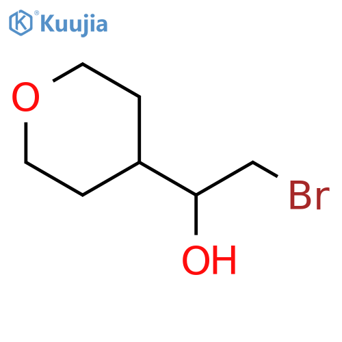 2-bromo-1-(oxan-4-yl)ethan-1-ol structure