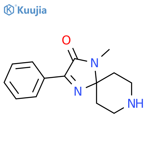 1-Methyl-3-phenyl-1,4,8-triazaspiro[4.5]dec-3-en-2-one structure