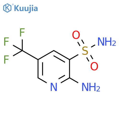 2-Amino-5-trifluoromethyl-pyridine-3-sulfonic acid amide structure