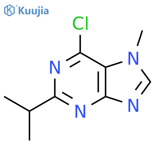 6-Chloro-2-isopropyl-7-methyl-7H-purine structure