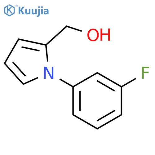 [1-(3-Fluoro-phenyl)-1H-pyrrol-2-yl]-methanol structure