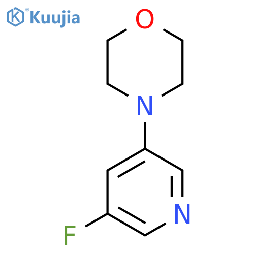 4-(5-Fluoropyridin-3-yl)morpholine structure