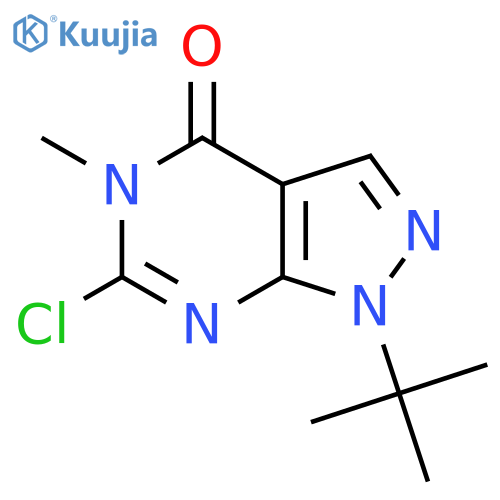 1-(Tert-Butyl)-6-chloro-5-methyl-1H-pyrazolo[3,4-d]pyrimidin-4(5H)-one structure