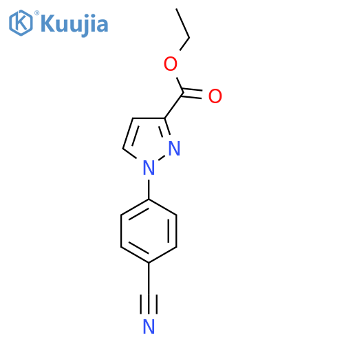 1-(4-Cyanophenyl)-1H-pyrazole-3-carboxylic Acid Ethyl Ester structure