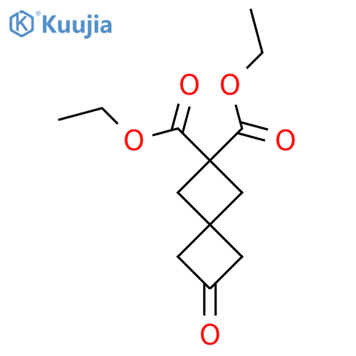 Diethyl 6-oxospiro[3.3]heptane-2,2-dicarboxylate structure