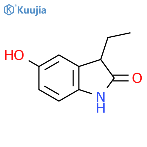 3-Ethyl-5-hydroxyindolin-2-one structure