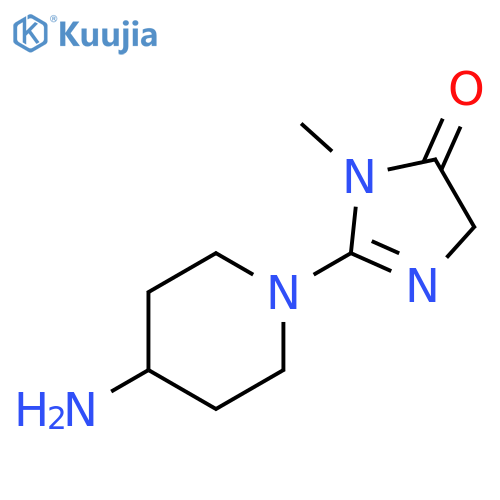 2-(4-Amino-piperidin-1-yl)-3-methyl-3,5-dihydro-imidazol-4-one structure