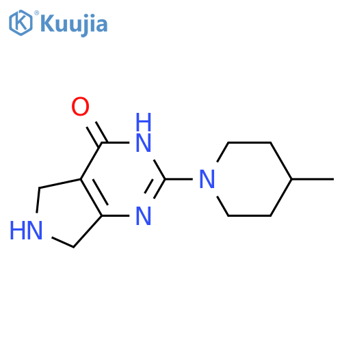 2-(4-Methylpiperidin-1-yl)-6,7-dihydro-3H-pyrrolo[3,4-d]pyrimidin-4(5H)-one structure