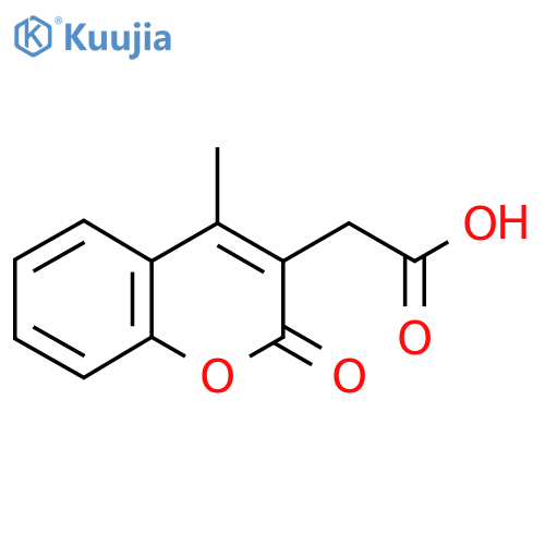 2-(4-Methyl-2-oxo-2H-chromen-3-yl)acetic acid structure