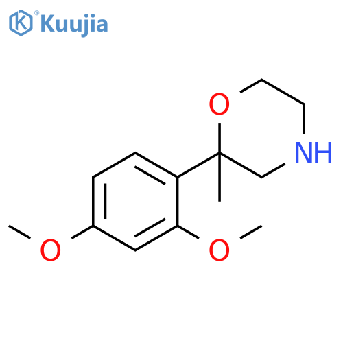 2-(2,4-Dimethoxy-phenyl)-2-methyl-morpholine structure