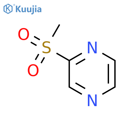 Pyrazine,2-(methylsulfonyl)- structure