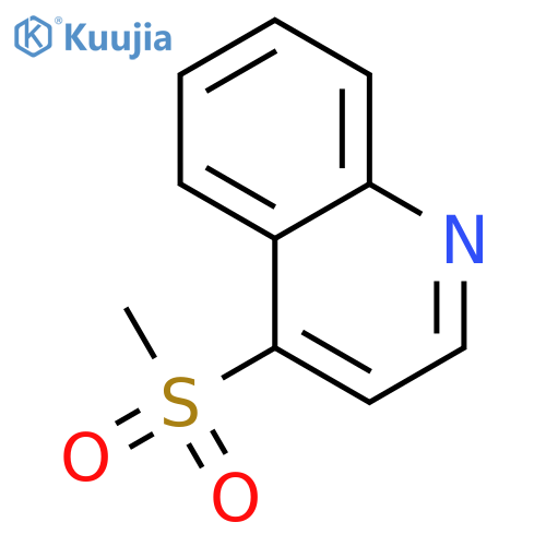 Quinoline,4-(methylsulfonyl)- structure