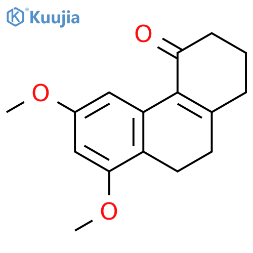 4(1H)-Phenanthrenone, 2,3,9,10-tetrahydro-6,8-dimethoxy- structure