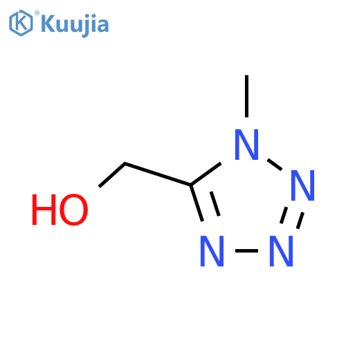 (1-methyltetrazol-5-yl)methanol structure