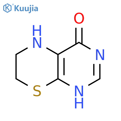 6,7-Dihydro-5H-pyrimido[4,5-b][1,4]thiazin-4-ol structure
