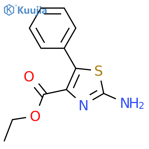 ethyl 2-amino-5-phenyl-1,3-thiazole-4-carboxylate structure