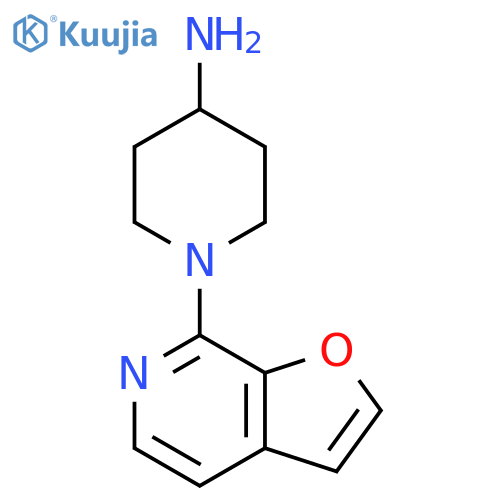 1-Furo[2,3-c]pyridin-7-yl-piperidin-4-ylamine structure