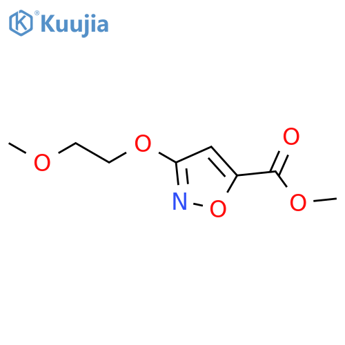3-(2-Methoxy-ethoxy)-isoxazole-5-carboxylic acid methyl ester structure