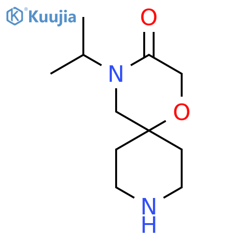 4-Isopropyl-1-oxa-4,9-diazaspiro[5.5]undecan-3-one structure