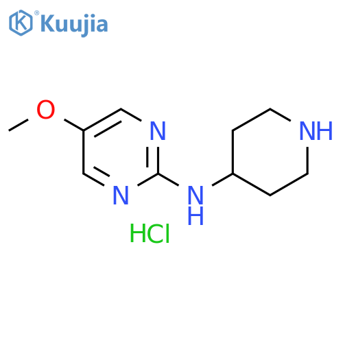 5-Methoxy-N-(piperidin-4-yl)pyrimidin-2-amine dihydrochloride structure