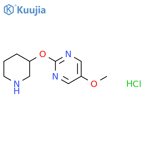 5-Methoxy-2-(piperidin-3-yloxy)pyrimidine hydrochloride structure