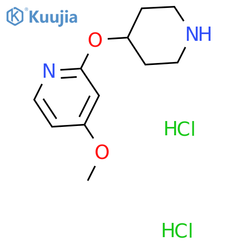 4-Methoxy-2-(piperidin-4-yloxy)pyridine dihydrochloride structure