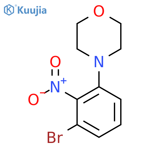 6-Bromo-2-morpholinonitrobenzene structure