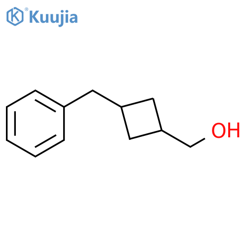 (3-Benzyl-cyclobutyl)-methanol structure