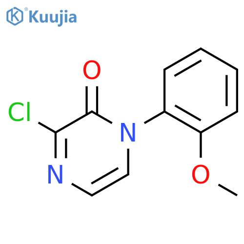3-Chloro-1-(2-methoxyphenyl)pyrazin-2(1H)-one structure