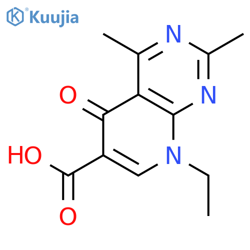 Pyrido[2,3-d]pyrimidine-6-carboxylicacid, 8-ethyl-5,8-dihydro-2,4-dimethyl-5-oxo- structure