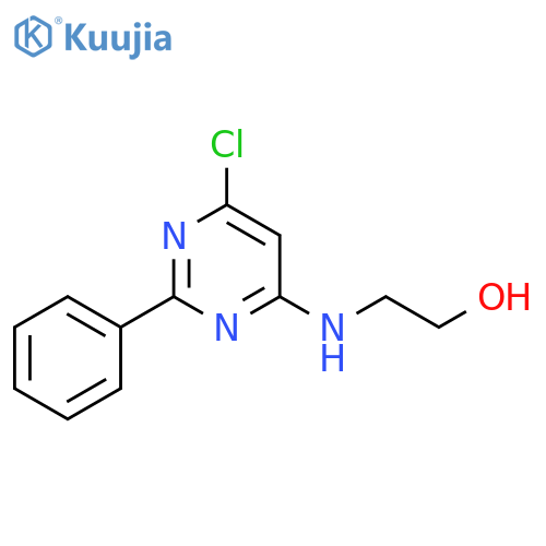 2-(6-Chloro-2-phenylpyrimidin-4-yl)aminoethan-1-ol structure
