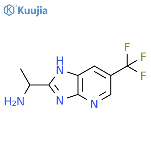 1-(6-Trifluoromethyl-3H-imidazo[4,5-b]pyridin-2-yl)-ethylamine structure