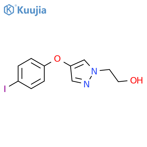 2-[4-(4-Iodo-phenoxy)-pyrazol-1-yl]-ethanol structure