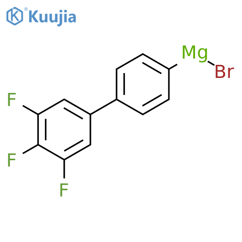 Magnesium, bromo(3',4',5'-trifluoro[1,1'-biphenyl]-4-yl)- structure
