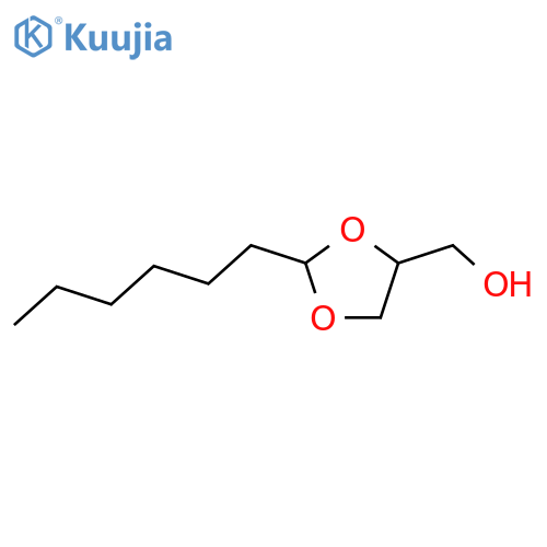 1,3-Dioxolane-4-methanol,2-hexyl- structure