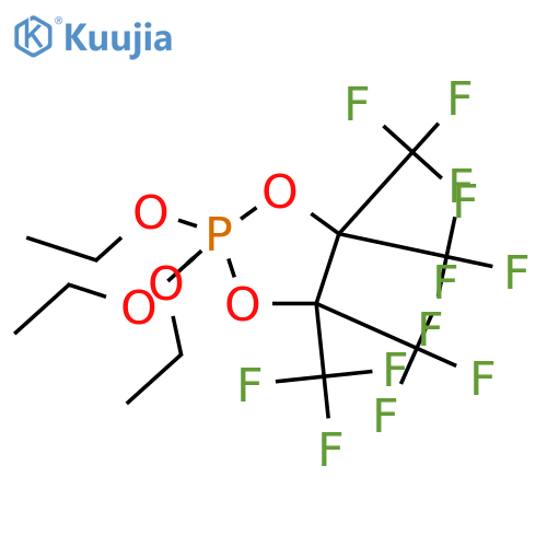 1,3,2-Dioxaphospholane,2,2,2-triethoxy-2,2-dihydro-4,4,5,5-tetrakis(trifluoromethyl)- (7CI,8CI,9CI) structure
