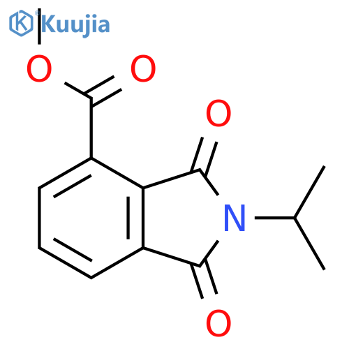 Methyl 2-isopropyl-1,3-dioxoisoindoline-4-carboxylate structure