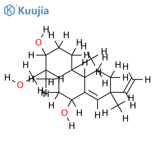 (ent-3beta,8alpha)-form-8(14),15-Pimaradiene-3,7,19-triol structure
